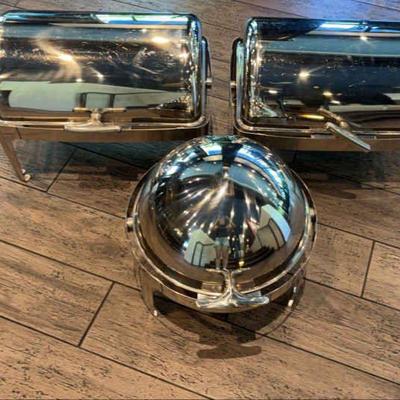 DBB090 Lot Stainless Steel Chafing Dishes with Dome Lid 