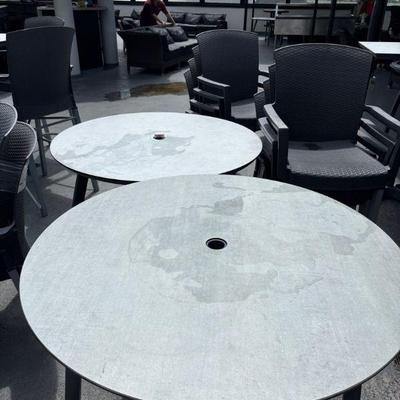 DBB804 Commercial Grade Patio Table And Chairs Set (X2)