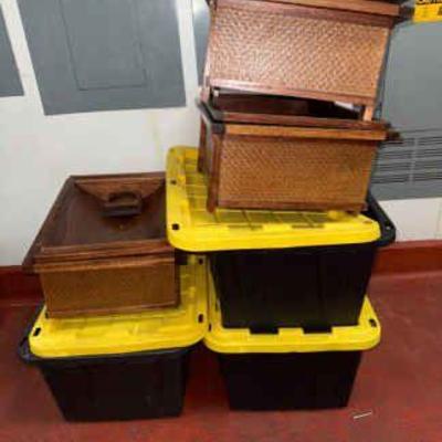 DBB584 Wooden Serving Containers and Storage Boxes