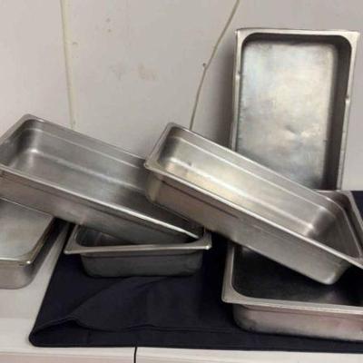 DBB402 Lot 4” Stainless Steel Steam Table Pans 