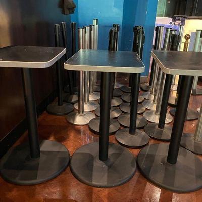 DBB141 - Three Cafe Style Tables Commercial Grade