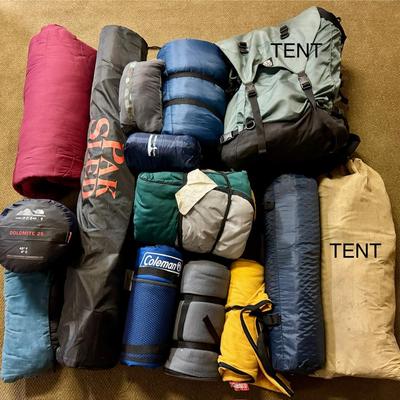 Mystery Lot: Camping Equipment + Tents