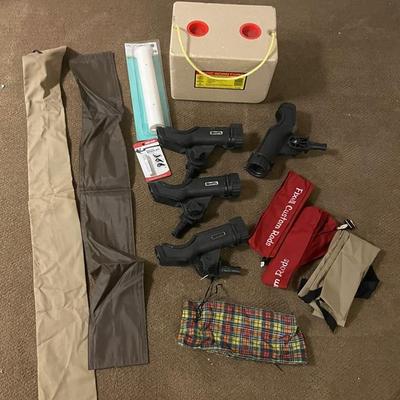 Mystery Lot Fishing Rod Holders & Other Accessories 