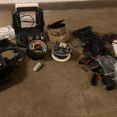 Mystery Lot Fishing Electronics Including Vexilar 