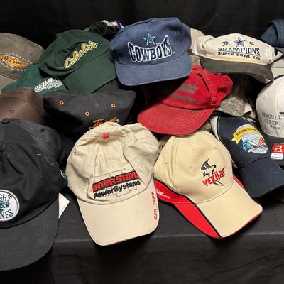 Mystery Lot: Vintage Sporting Ball Caps + Hats
