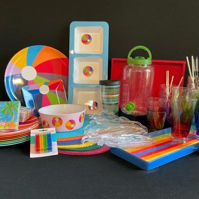 Multicolor Poolside Picnic Fun