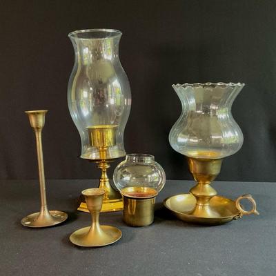 Brass Candlesticks & Hurricanes