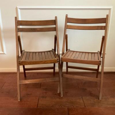 Foldable Wooden Chairs