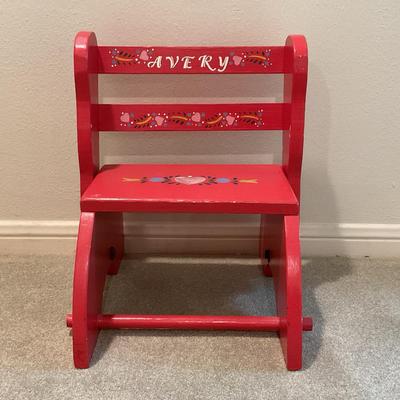 Vintage Childs Step Stool/ Seat