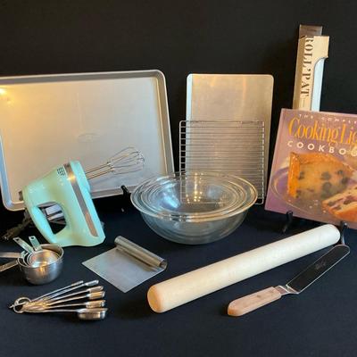 KitchenAid Hand Mixer and Other Baking Supplies
