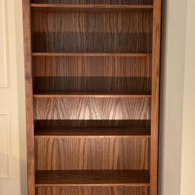 Wooden Bookshelf by Oak Crafters