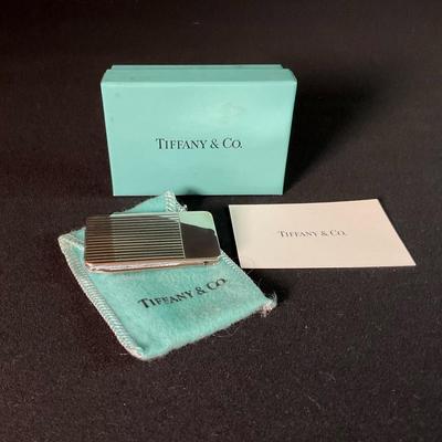 Tiffany & Company Sterling Silver Money Clip with Pocket Knife