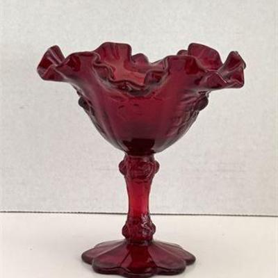 Discontinued Fenton Ruby Rose Candy Dish.jpg