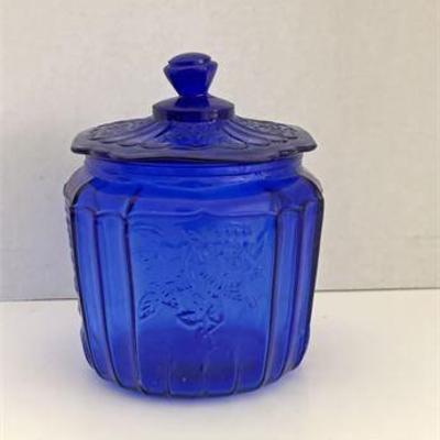 Anchor Hocking Cobalt Blue Biscuit Jar.jpg