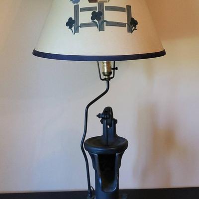Cast Iron Pump Lamp (H)
