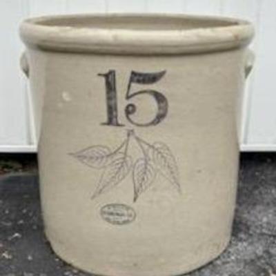 15 Gallon Red Wing Crock (MS)