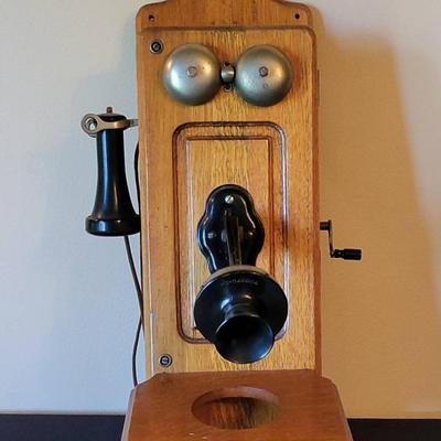 Antique Wall Phone (H)