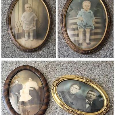 Oval Framed Family Photos (G)
