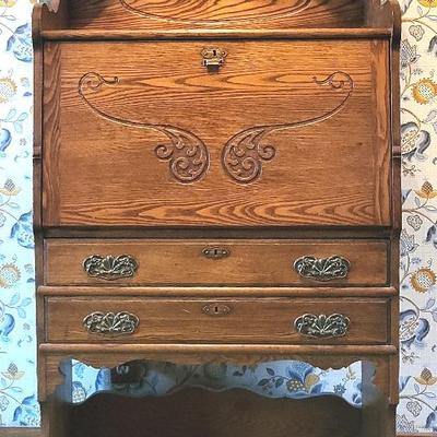 Oak Secretary Desk (LDR)