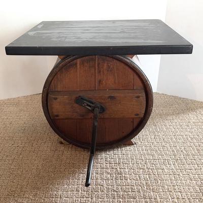 Upcycled Butter Churn Side Table (LR)