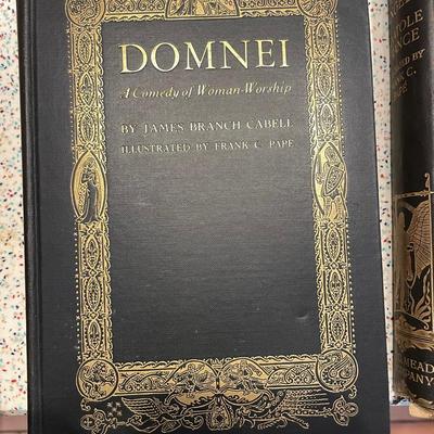 James Branch Cabell  DOMNEI  A COMEDY OF WOMAN WORSHIP  Illustrated  Robert M. McBride,New York1930