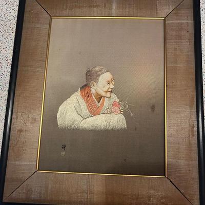 Hand Embroidery Silk Art from Japan #1