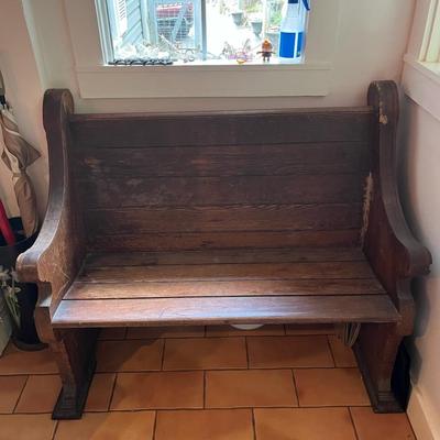 Antique Deacon’s Bench 