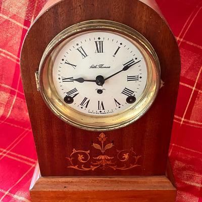 Seth Thomas Mahogany Beehive Mantle Clock