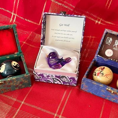 Health Balls & Get Well Charm  
