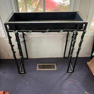 Black Iron Planter 