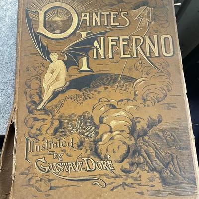 DANTE'S INFERNO ILLUSTRATED GUSTAVE DORE 1887 
