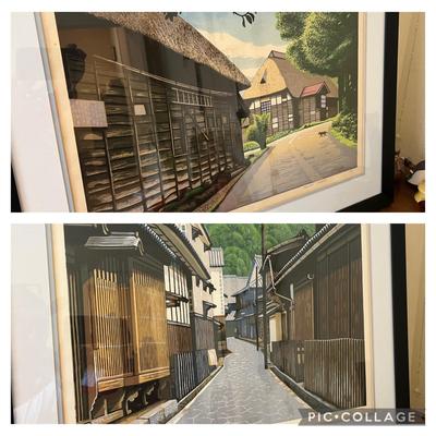 2 Rare Limited Edition Koichi Maeda Wood Block Prints - Lot Of 2
