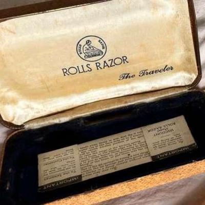 Vintage Rolls Razor "The Traveler"  Shaving Kit  