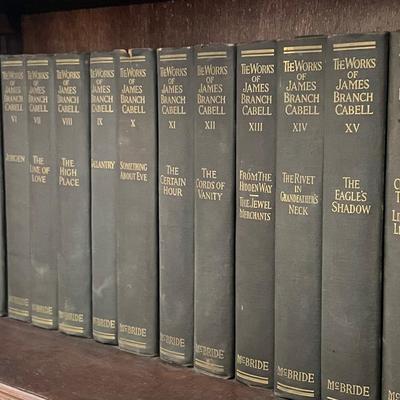 The Works Of James Branch Cabell 18 Volumes