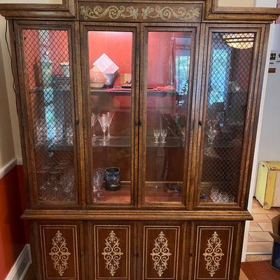 Breakfront China Cabinet 