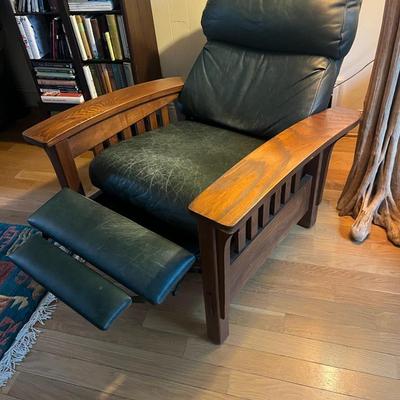 Sam Moore Furniture Mission Style Recliner 