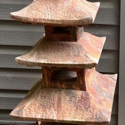 Empress Pagoda Concrete Yard Sculpture 