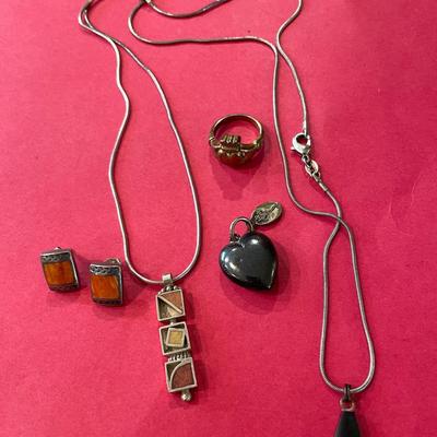 Collection Of Sterling Silver Jewelry 