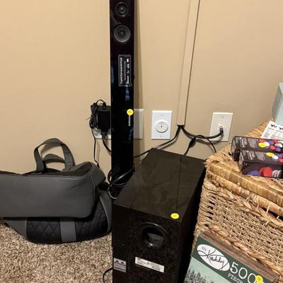 sUBWOOFER AND SOUND BAR