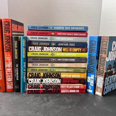 Craig Johnson Books (19) Longmire Series HB DJ PB Lot 