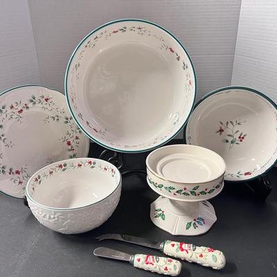 Platzgraff Winterbury Lot Plate Bowls Candle Holder Serving Bowl