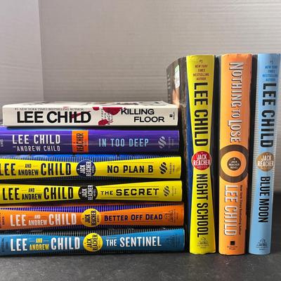 Jack Reacher Books Lee & Andrew Child HB DJ PB Lot (9)