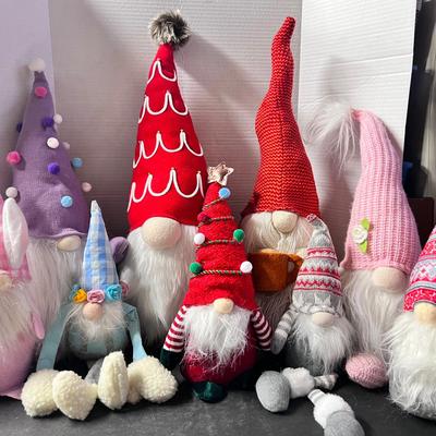 Weighted Gnomes Doorstops (9) Big Small Spring Fall Christmas Bunny 