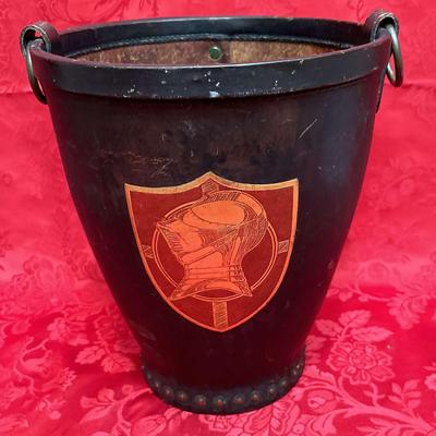 Vintage Peal & Co. for Brooks Brothers Leather Fire Bucket | Made in England