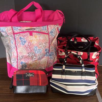 3 Kate Spade Purses & 1 Carrier