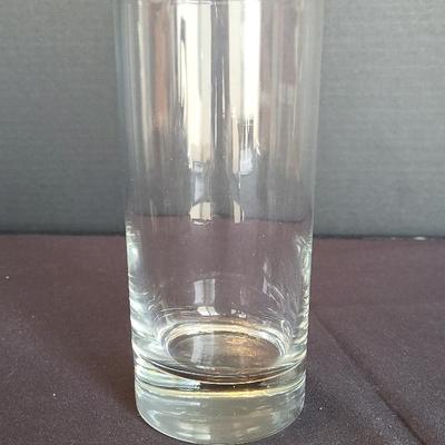 12 water glasses with carrying case