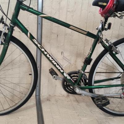 Green Schwinn Bike