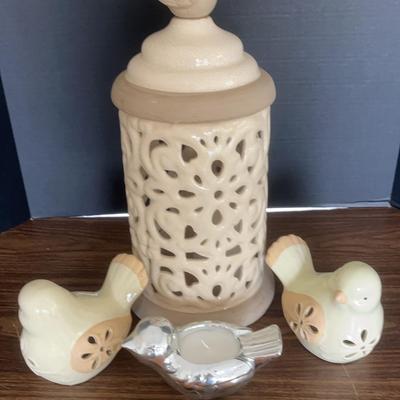 Bird Lantern, Lights, Candles & Decor
