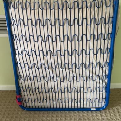 Metal, Twin Sized Folding Cot With Mattress