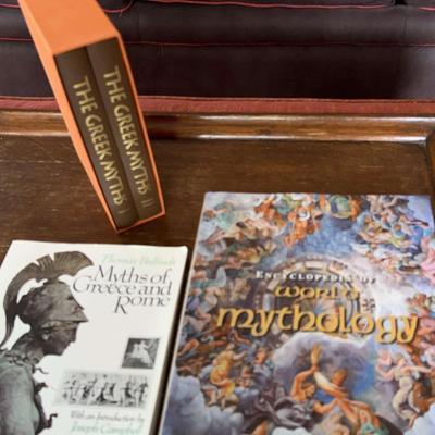 3 Hardcover Books On Greek Mythology